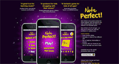 Desktop Screenshot of noteperfectapp.com