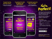 Tablet Screenshot of noteperfectapp.com